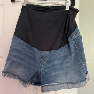 Madewell maternity shorts